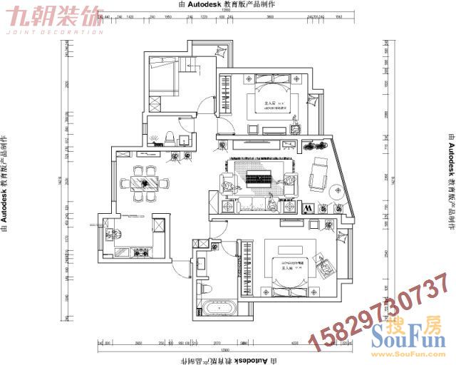 世融嘉城-现代简约-三居室