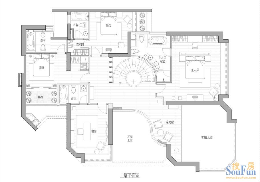 金海湾-中式古典-四居室