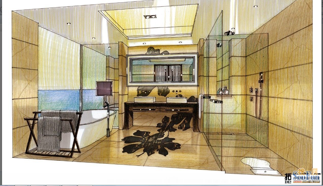 锦绣天伦花园户型图房型图结构图装修公司案例效果图-现代简约-三居室