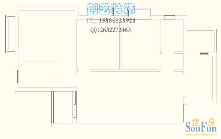 花果园-现代简约-三居室