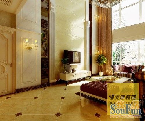 中国铁建国际城-美式风格-三居室