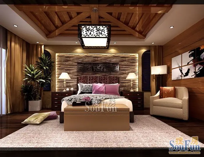 增城翡翠绿洲龙翔台-混合型风格-三居室