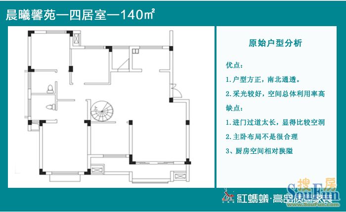 中惠晨曦馨苑三期-欧美风情-四居室