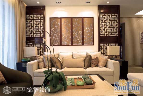 太湖国际社区-中式古典-三居室