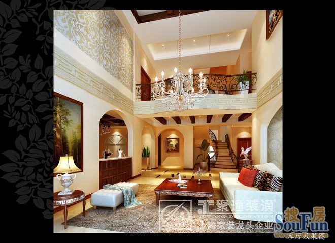 棕榈滩高尔夫别墅-混合型风格-别墅