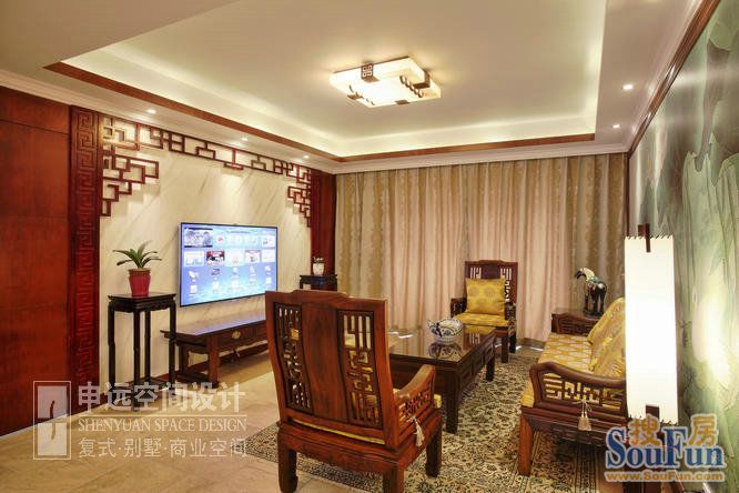 中环国际公寓-混合型风格-三居室