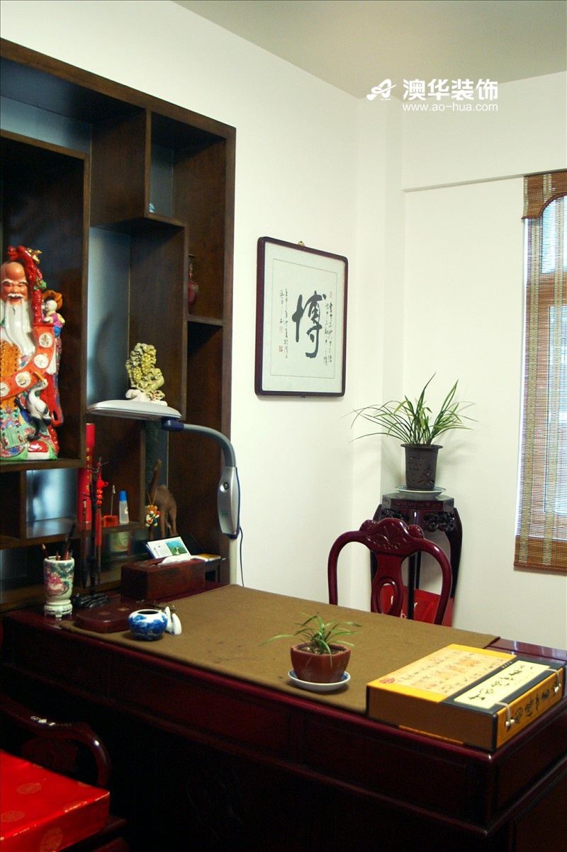裕亚俊园-中式古典-四居室