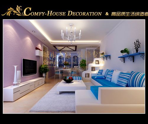 现代简约三居室100平米2.6万 长庆兴盛园装修案例 广州房天下家居装修网 