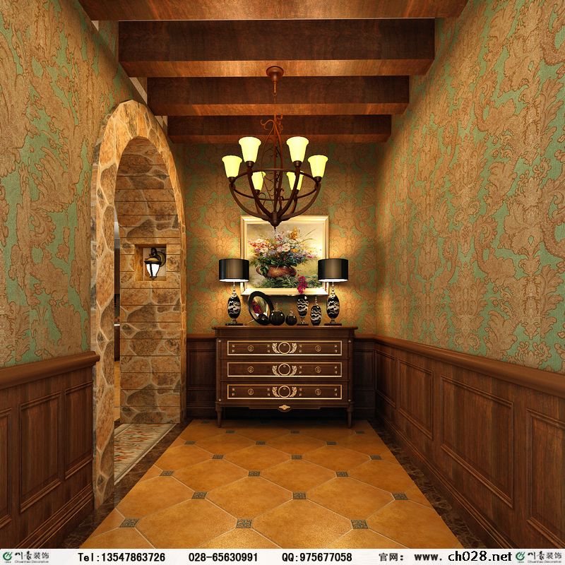棕榈长滩-美式风格-三居室