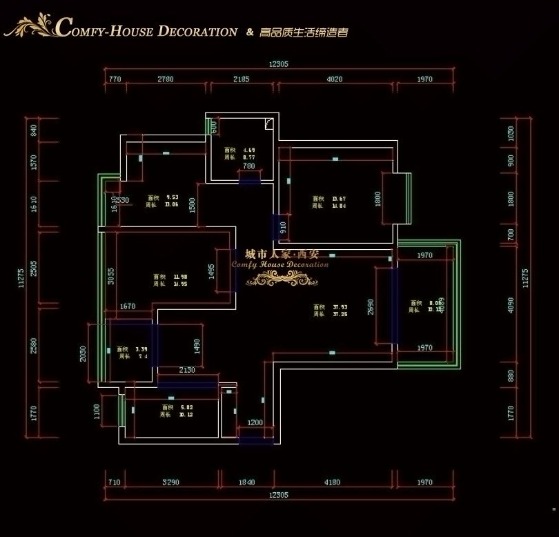 曲江观邸-新古典欧式-复式