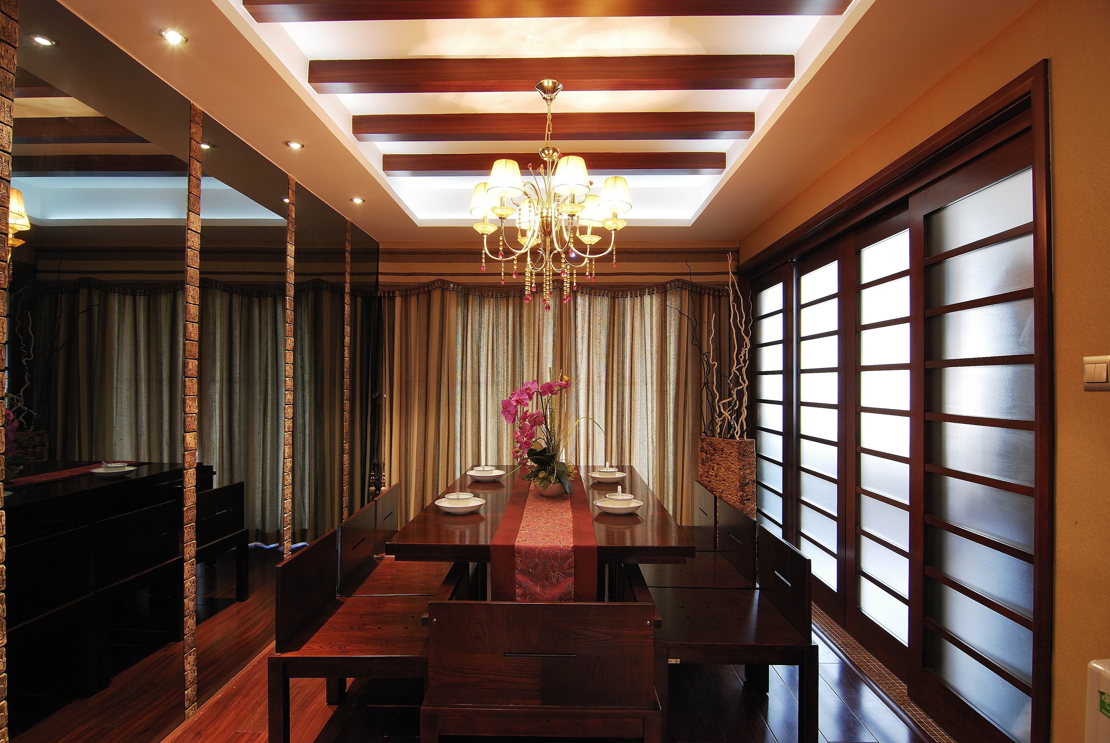 中海国际社区别墅-中式古典-三居室