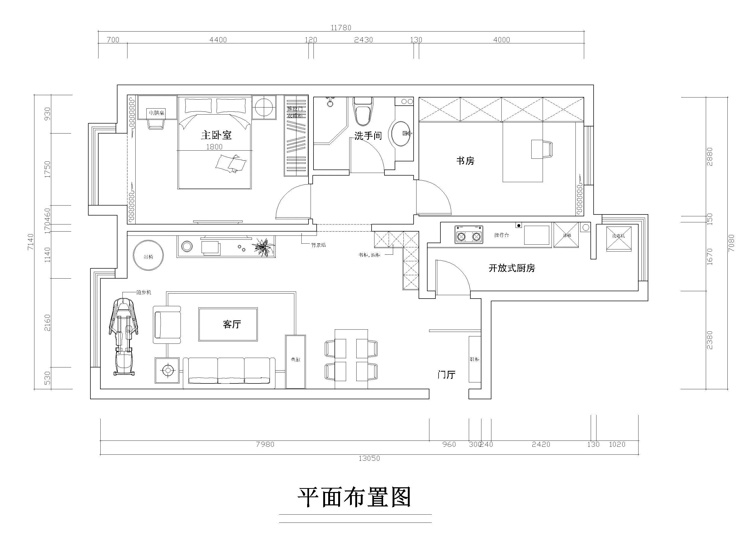 第一城-现代简约-三居室