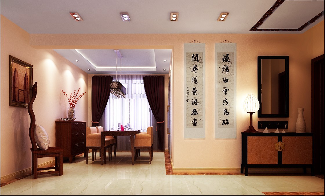 珠江帝景-中式古典-三居室