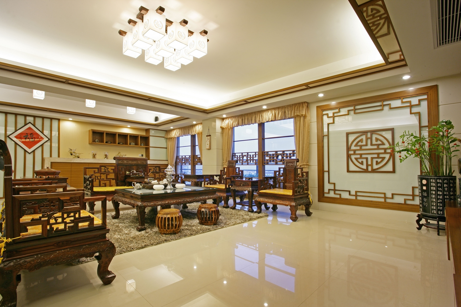 石湖华城-中式古典-一居室