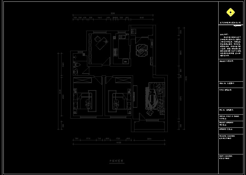 绿地新里摩尔公馆-现代简约-三居室