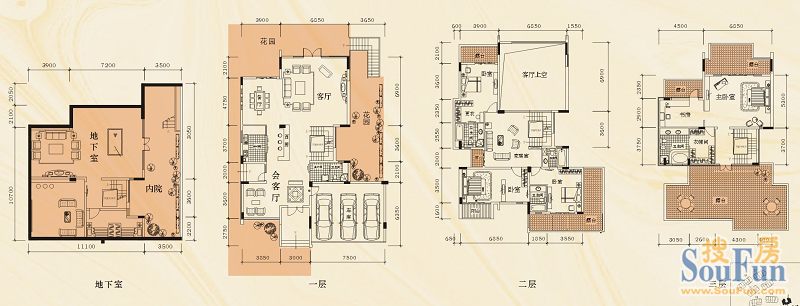 沿海丽水佳园-西式古典-别墅