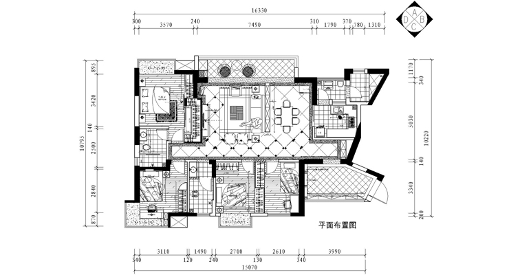 新城新世界-现代简约-四居室