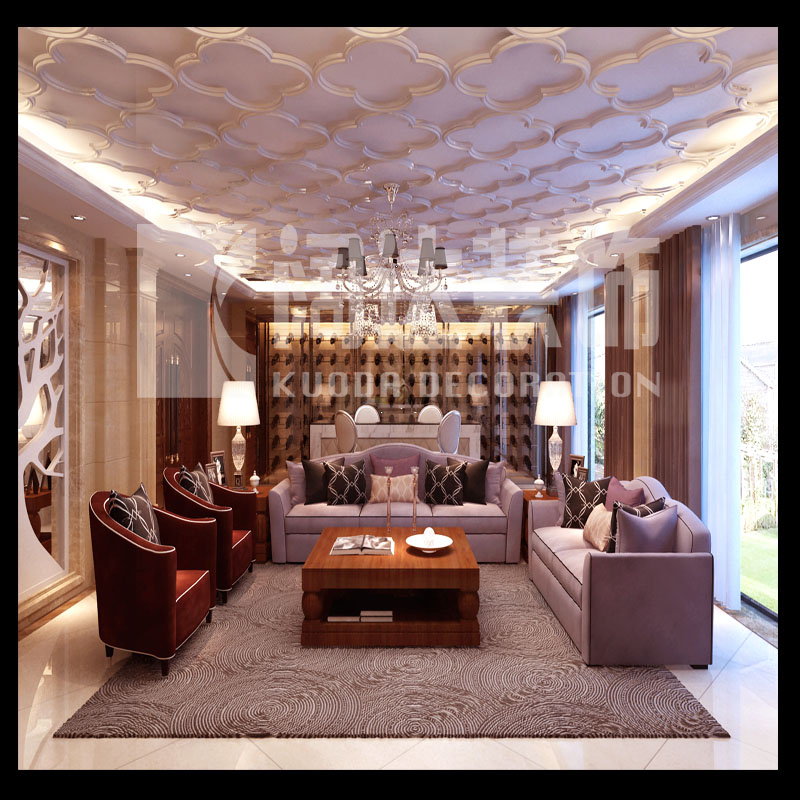 太湖国际社区别墅-混合型风格-四居室