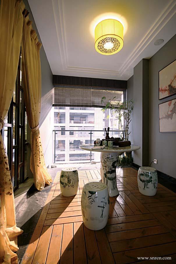 首创鸿恩国际生活区-中式古典-三居室
