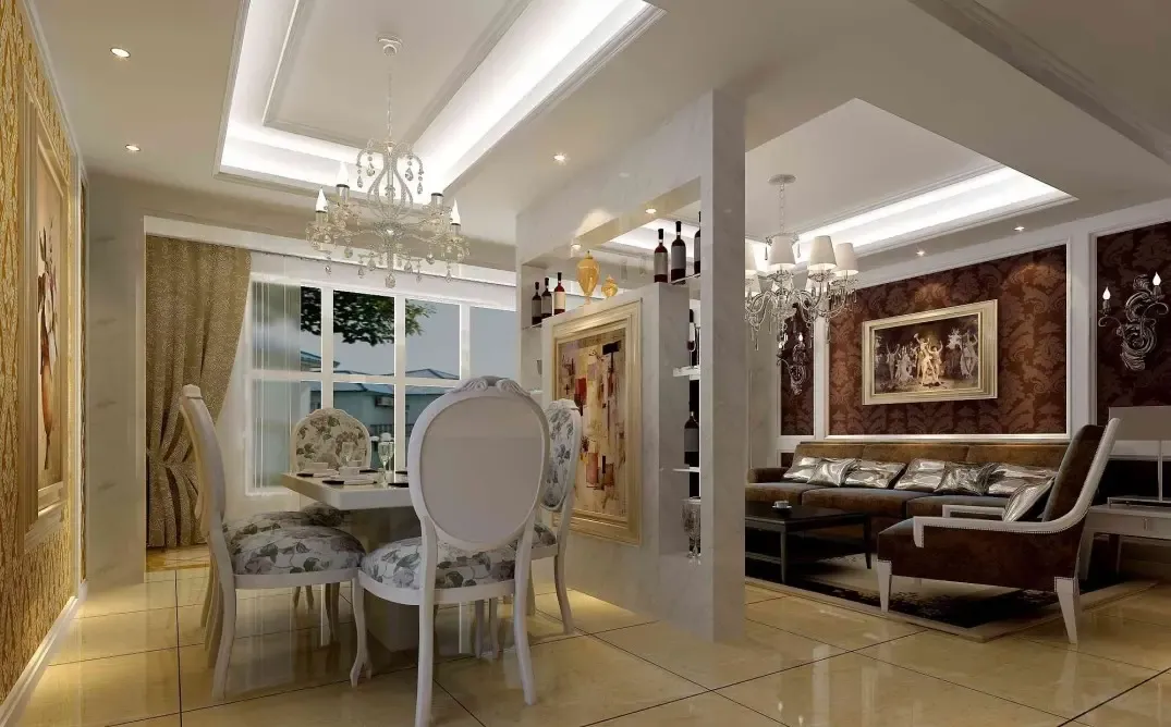 别墅专区 家天下 装修帮 看装修案例 朝兴龙城国际-现代简约-二居室