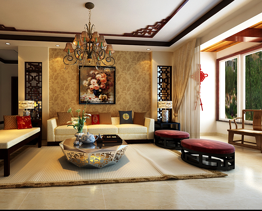 想象国际-中式古典-一居室