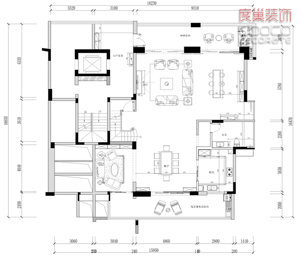 星河时代花园-现代简约-四居室