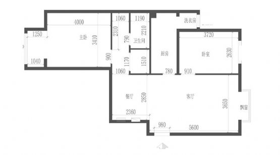 安粮城市广场-现代简约-二居室