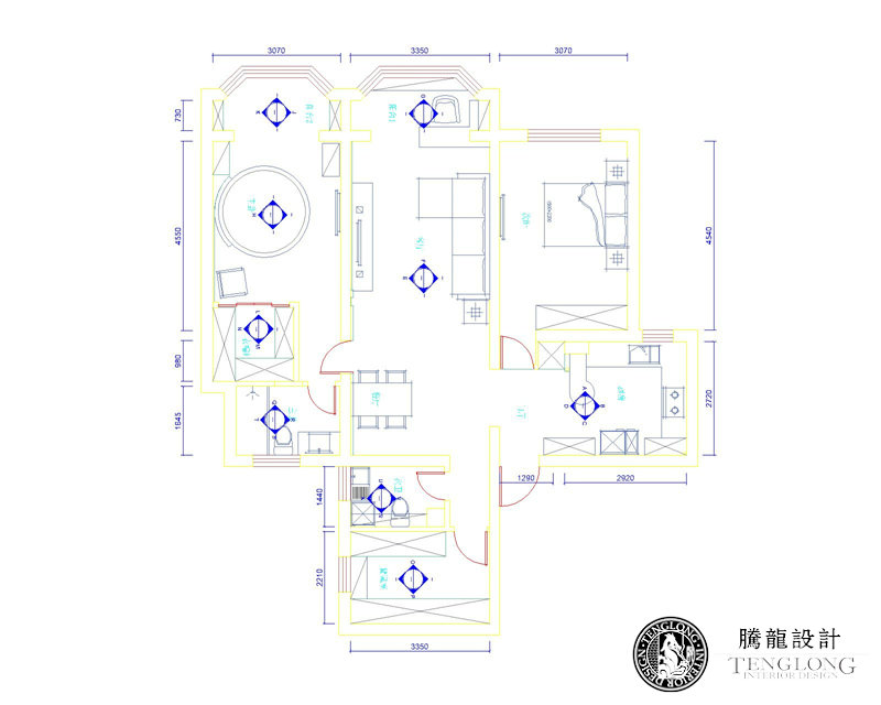东明广场公寓-现代简约-三居室