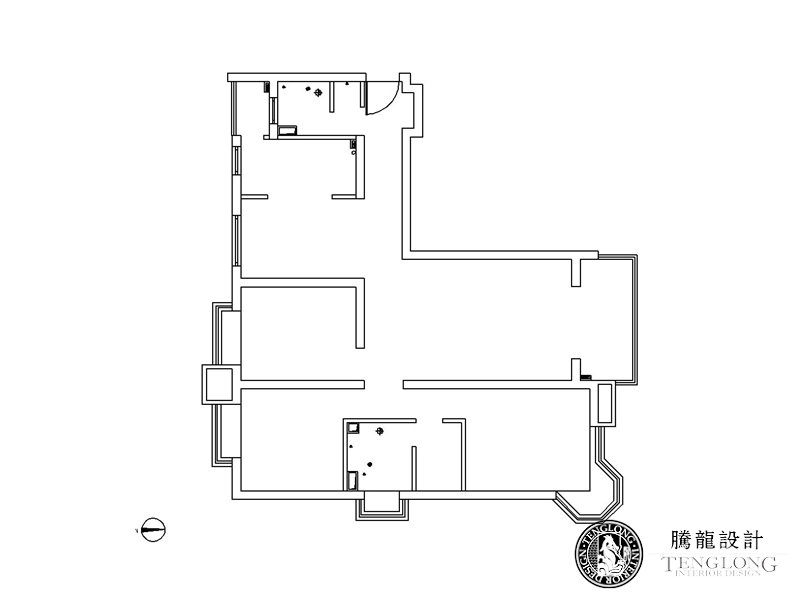 徐汇临江豪园-现代简约-三居室