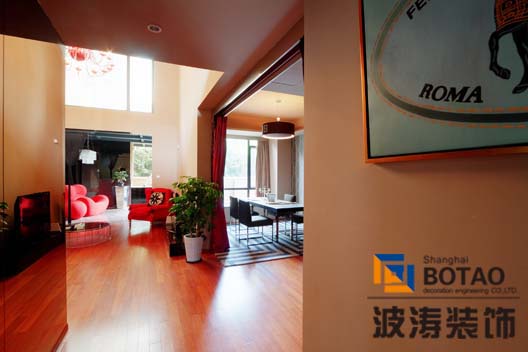 上海绿地香颂别墅-现代简约-三居室