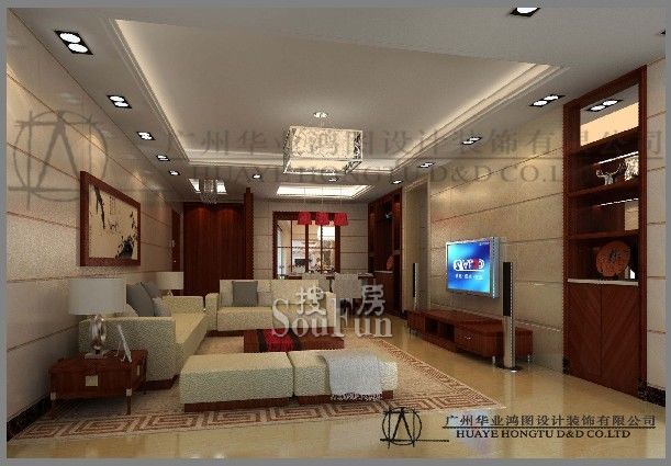 锦绣新天地评选的广州十大品牌装修公司。-现代简约-四居室