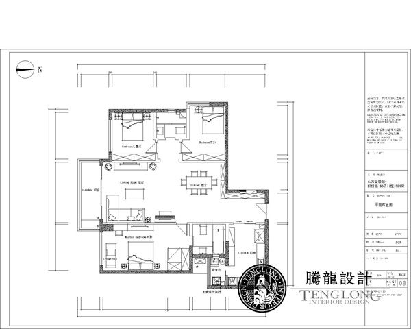 东方曼哈顿-现代简约-三居室