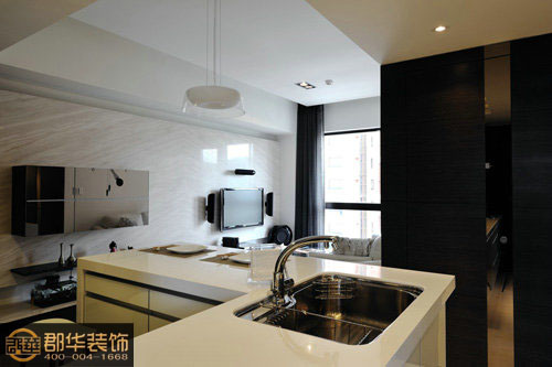珠江新岸公寓-英式风格-二居室