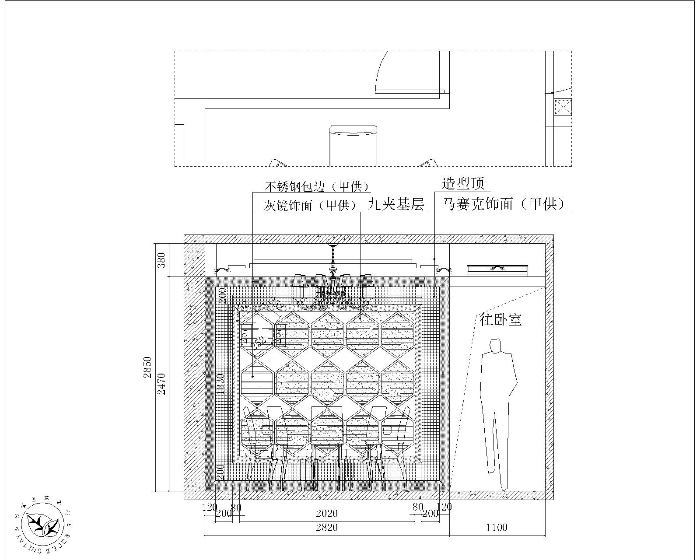 广电江湾新城-混合型风格-三居室