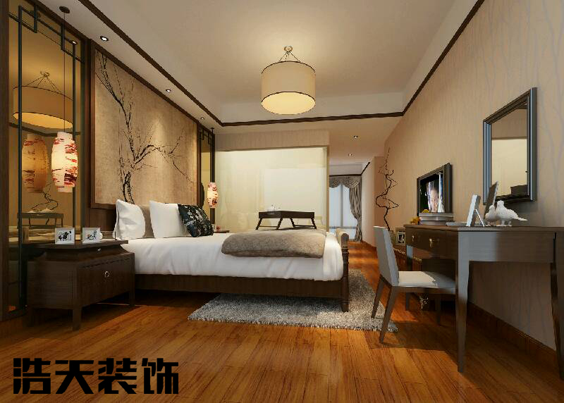 西荟城-新中式风格-四居室