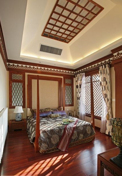 阳光100国际新城-东南亚风格-三居室