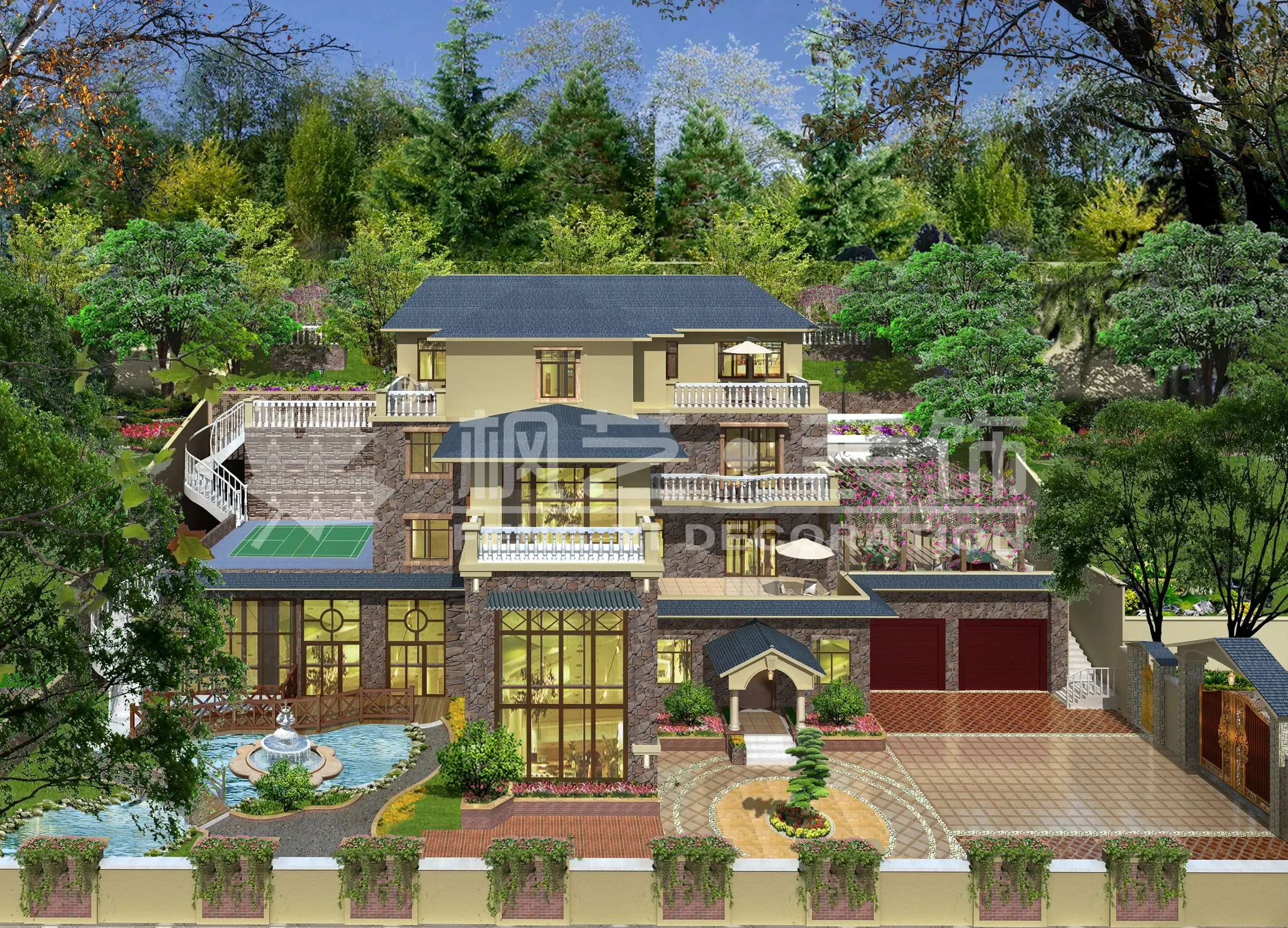 保利小泉别墅欧美风情别墅