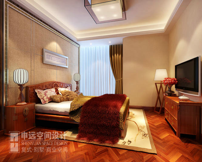 上海滩大宁城-中式古典-四居室