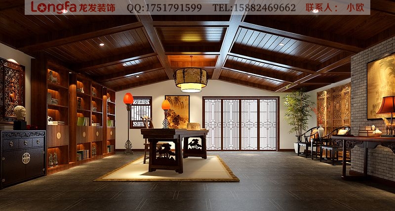 鹭湖宫七区-中式古典-别墅