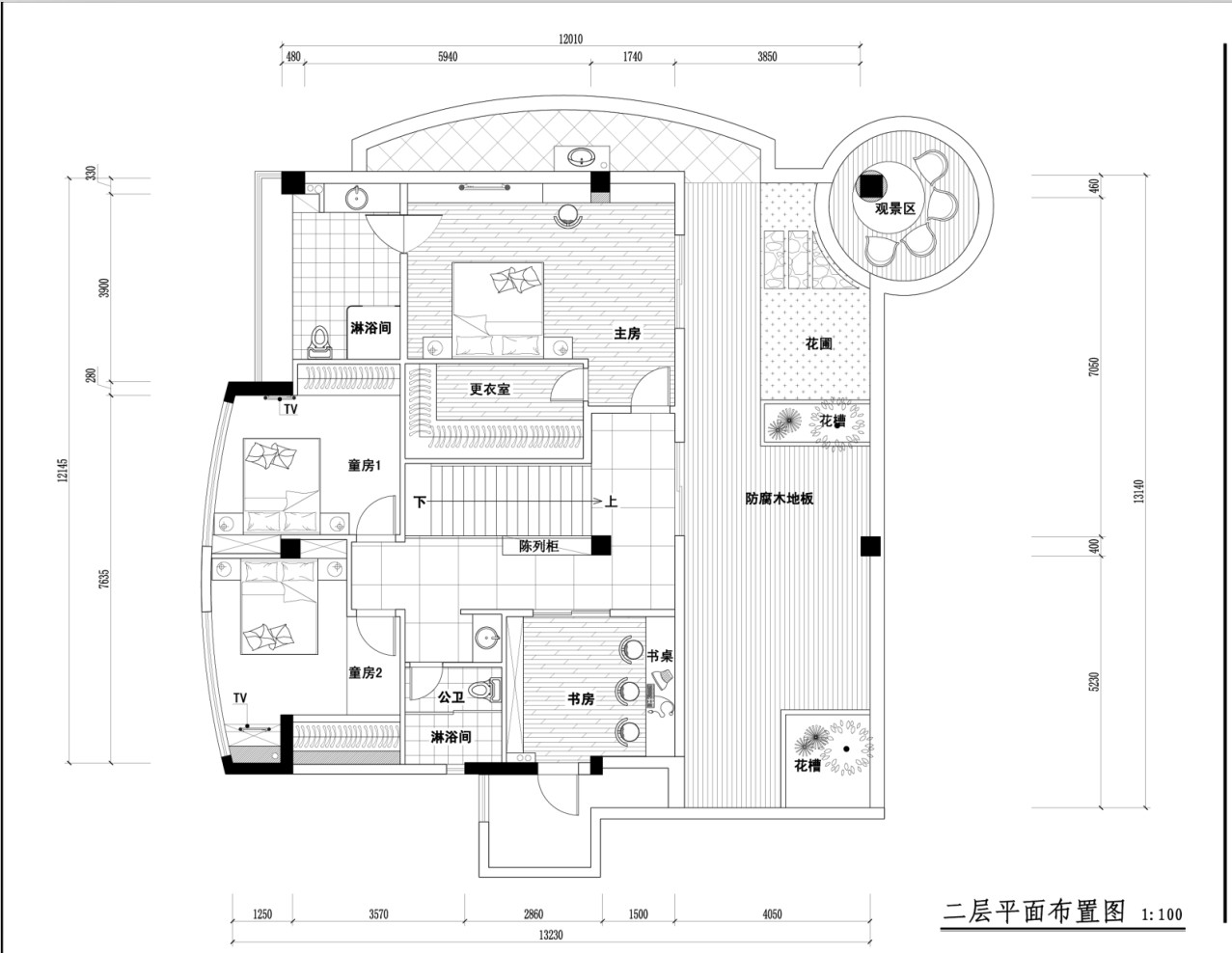 华润置地橡树湾-中式古典-复式