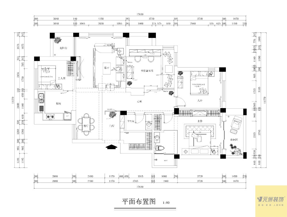 香阁华颂-西式古典-别墅