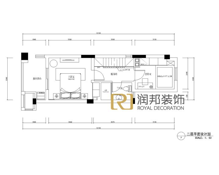 万科金域缇香-现代简约-二居室