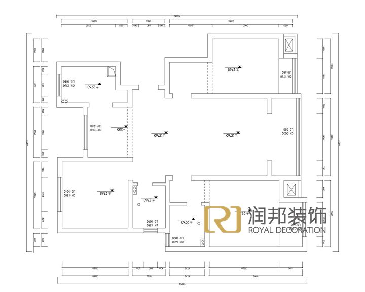 水岸花城-新中式-三居室