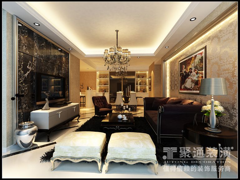 尚海湾豪庭-西式古典-四居室