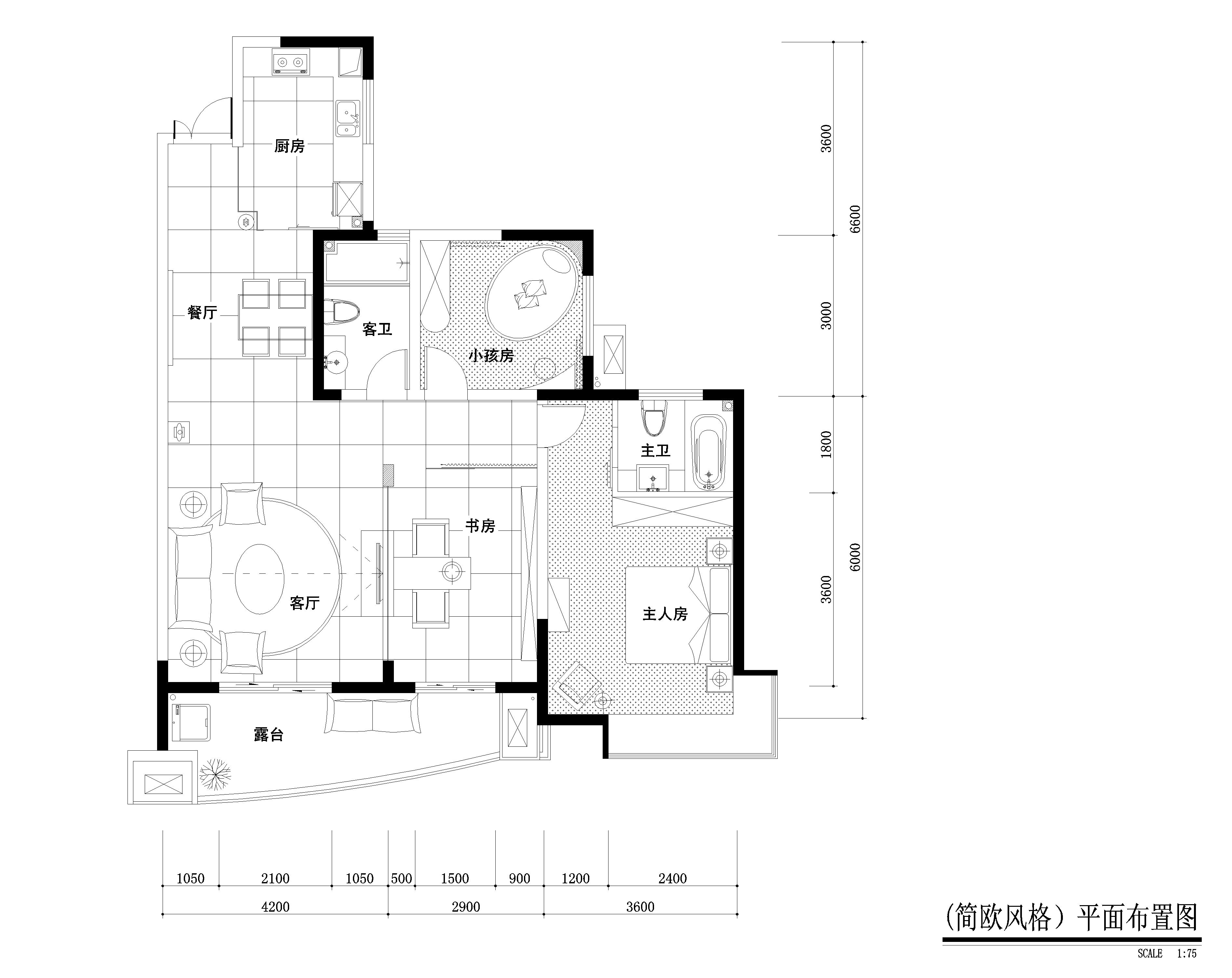 新城金郡-现代简约-二居室