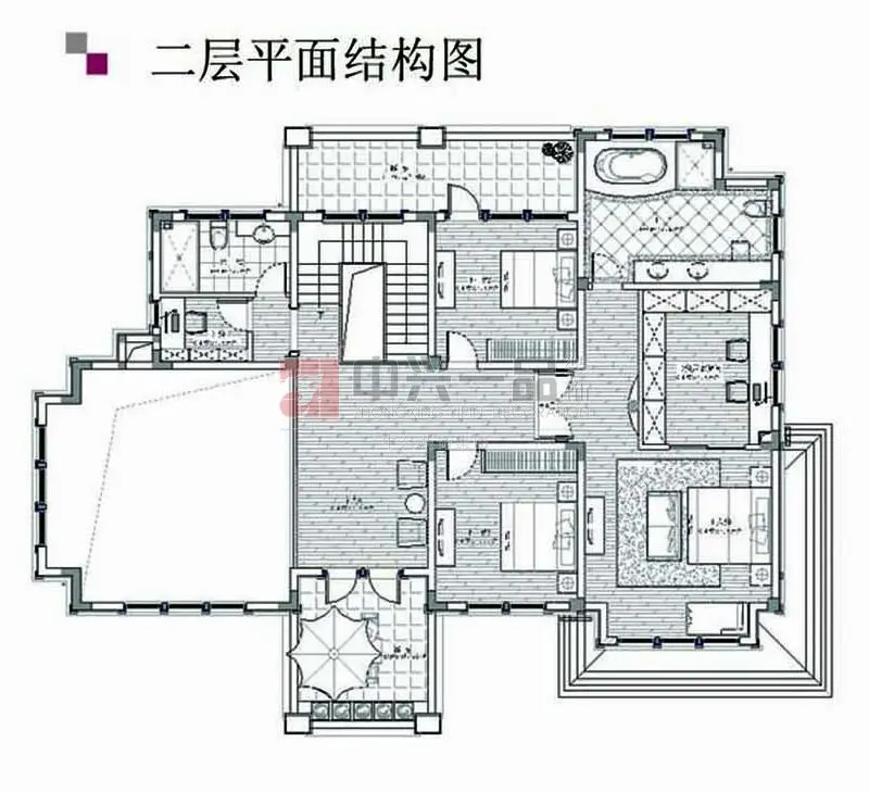 洛城水韵花园别墅-混合型风格-别墅