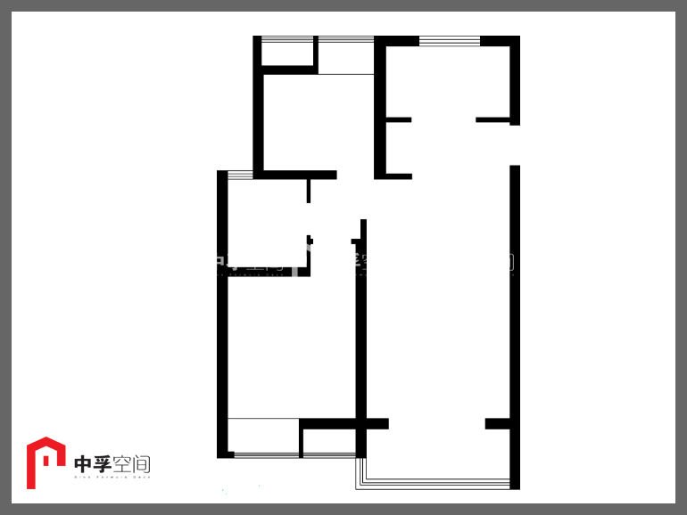 中信泰富又一城-现代中式风格-二居室