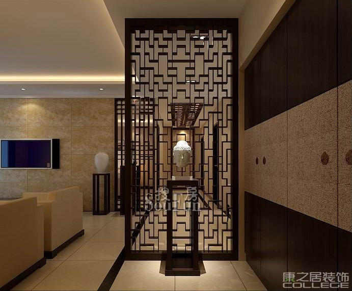 联泰香域滨江-现代中式风格-三居室