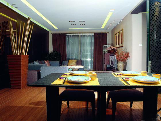 珠江国际-混合型风格-三居室