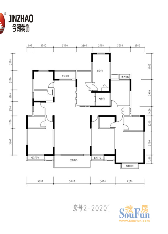 中国铁建梧桐苑-中式古典-四居室